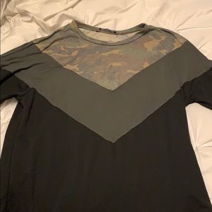 Chevron Camo Block Long Sleeve